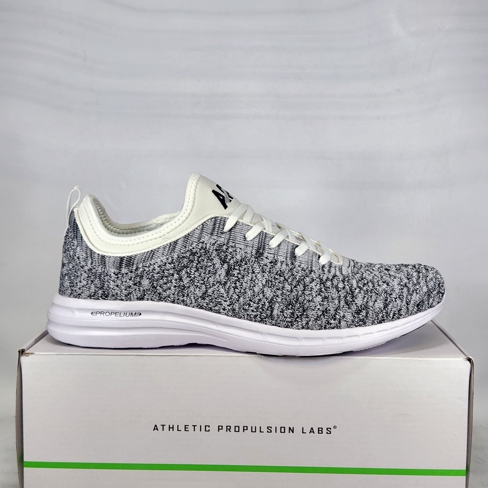 APL TechLoom Phantom Running Shoes Mens Size 11.5 White Cosmic Grey 1-2-005-037